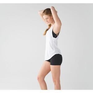 Lululemon Athletica Women's White  Bliss Break Tank Size 2 XXS
